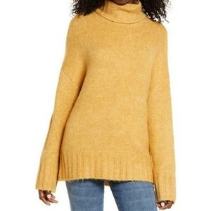Vero Moda NWT Berko Turtleneck Sweater Sunflower Long Sleeve Size Small